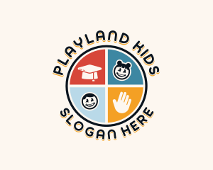 Preschool Kindergarten Daycare logo design