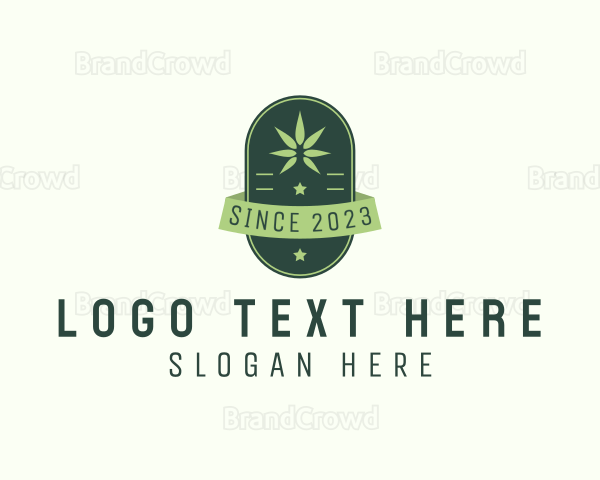 Marijuana Hemp Weed Logo