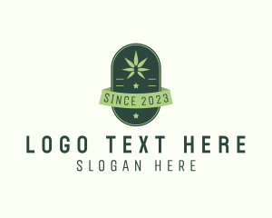 Banner - Marijuana Hemp Weed logo design