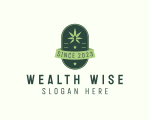 Herbal Medicine - Marijuana Hemp Weed logo design