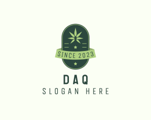 Natural - Marijuana Hemp Weed logo design