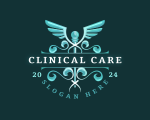 Medical Caduceus Drugstore logo design