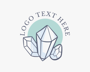 Gemstone - Luxury Crystals Boutique logo design