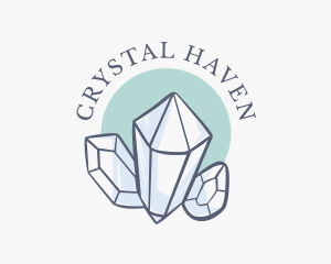 Crystals - Luxury Crystals Boutique logo design