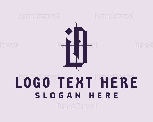 Gothic Letter D Logo
