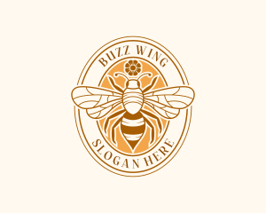 Honey Bee Farm logo design