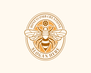 Honey Bee Farm logo design