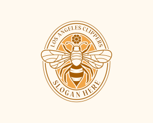 Beekeeper - Honey Bee Farm logo design