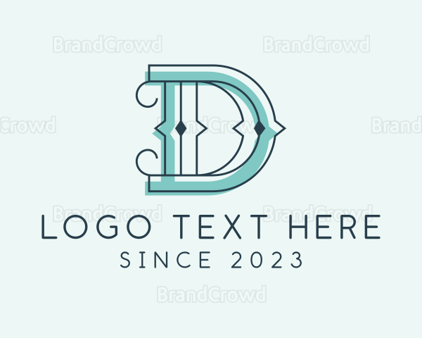 Premium Geometric Diamond Logo