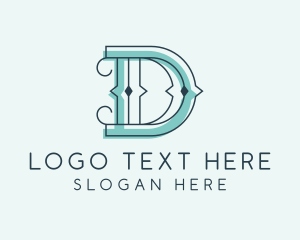 Premium Geometric Diamond Logo