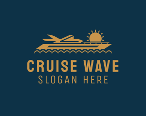 Cruiser - Yacht Sunrise Sailing logo design