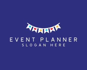 Party Event Banner Logo