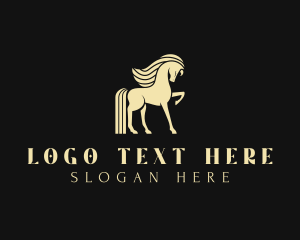 Horse Breeding - Stallion Horse Animal logo design