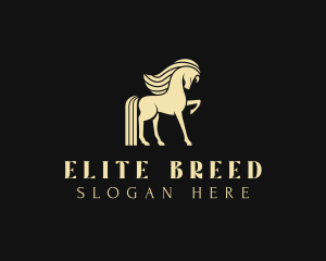 Stallion Horse Animal  logo design