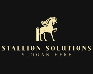 Stallion - Stallion Horse Animal logo design