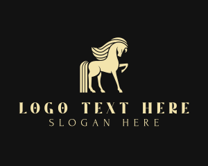 Horse - Stallion Horse Animal logo design