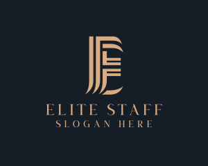 Professional Firm Letter E logo design