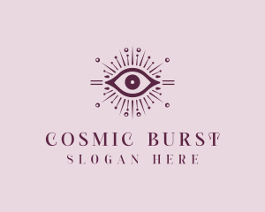 Cosmic Spiritual Eye logo design