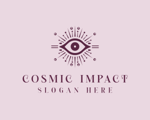 Cosmic Spiritual Eye logo design