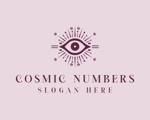 Cosmic Spiritual Eye logo design