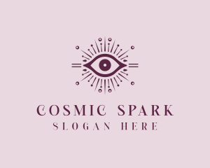 Cosmic Spiritual Eye logo design