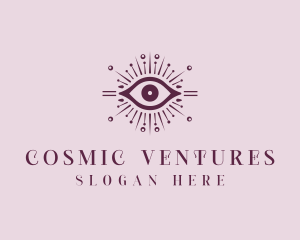 Cosmic Spiritual Eye logo design