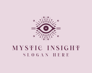 Cosmic Spiritual Eye logo design