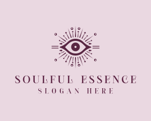 Spiritual - Cosmic Spiritual Eye logo design
