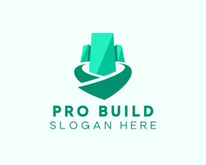 Condominium Building Property logo design