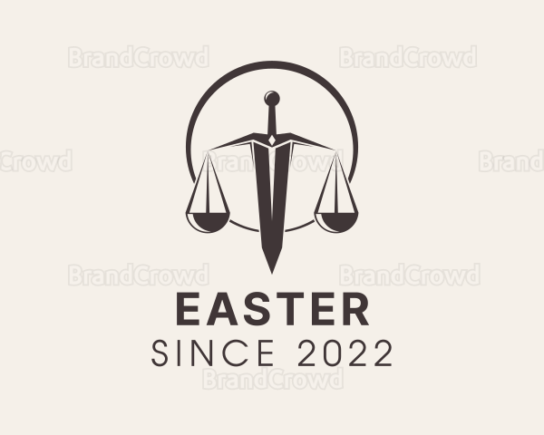 Prosecutor Sword Scale Logo