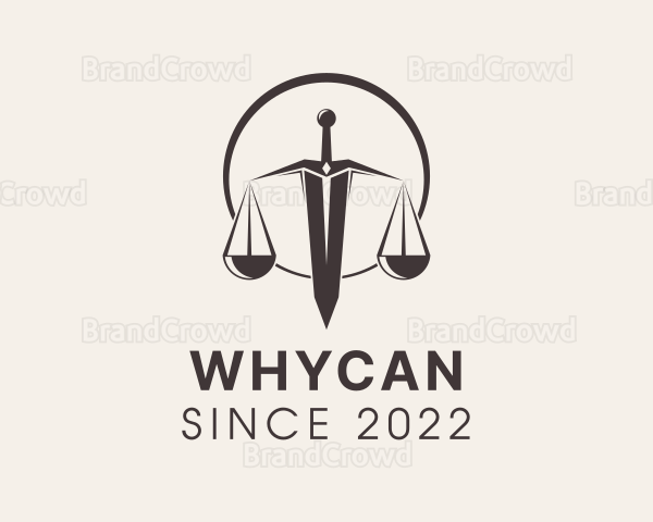 Prosecutor Sword Scale Logo