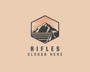 Rustic Outdoor Travel Camp Logo