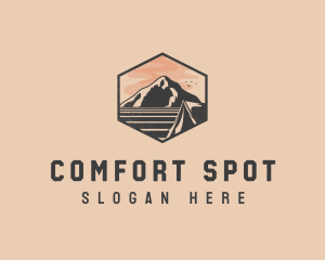 Rustic Outdoor Travel Camp logo design