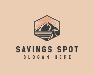 Rustic Outdoor Travel Camp logo design