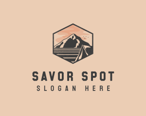 Rustic Outdoor Travel Camp logo design