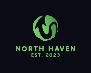 North - Generic Arrow Sphere logo design