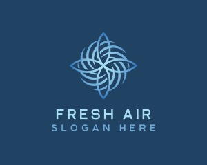 Industrial Cool HVAC logo design