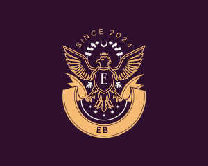 Majestic - Luxury Majestic Crown Eagle logo design