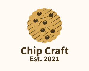 Chocolate Chip Cookie  logo design