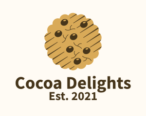 Chocolate Chip Cookie  logo design