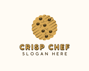 Chocolate Chip Cookie  logo design