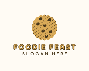 Chocolate Chip Cookie  logo design