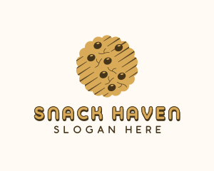 Chocolate Chip Cookie  logo design