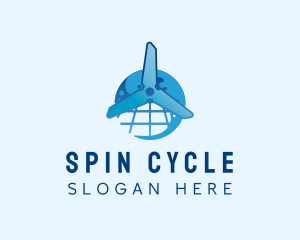 Spinning - Windmill Sustainable Energy logo design