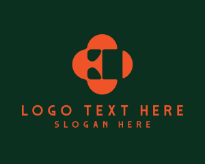 Ecommerce - Modern Clover Business Letter E logo design