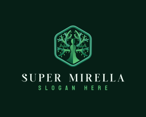 Herbal - Tree Woman Wellness logo design