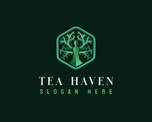 Tree Woman Wellness logo design