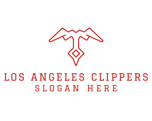 Team - Modern Airplane Wings logo design