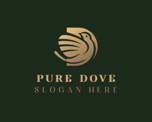 Dove - Gradient Bird Dove logo design