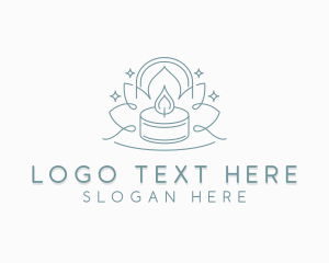 Decor - Wellness Candle Decoration logo design